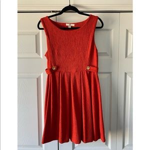 Beautiful textured burnt orange dress